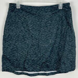 Seg'ments Luxe Activewear Skort Size M Gray Elastic Waist 32in Stretch